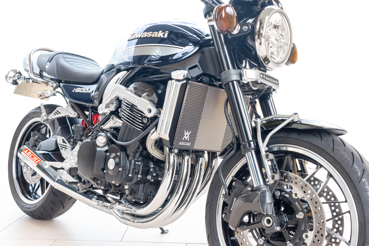 ドレミコレクション ラジエターコアガード Z900RS (18-20) ステンレス製 シルバー 35717 - 4